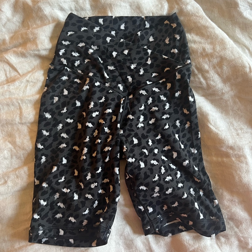 Aerie Criss Cross Waistband Biker Shorts